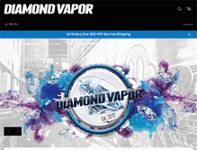 Tablet Screenshot of diamond-vapor.com